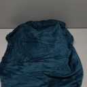 FantasDecor 2 Piece Chair Sofa Covers Velvet for Living Room Slipcovers with Individual Cushion Elastic Furniture Protector for Pets, Machine Washable (Armchair, Deep Teal)