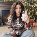 for iPhone 14 Plus Case, Doodle Happy Collage Pattern, Military-Grade Drop Protection, Cute Soft Slim TPU Protective Cover with Camera Lens Protection for Women & Girls (GraffitiFloral)