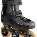 Men's Inline Skates 3WD 110MM - Urban Fitness Speed Skating with ABEC-9 Bearings, Hard Hoot Ankle Support, Optional Brake, US 10