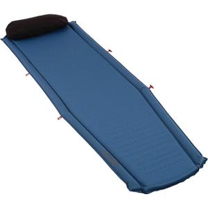 Coleman Silverton Self-Inflating Sleeping Pad, Lightweight Camping Pad with Pillow, Comfortable Sleeping Mat with Side Bumpers, Easy Inflation