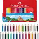 Faber-Castell Classic Colored Pencils Tin Set, 48 Vibrant Colors In Sturdy Metal Case | Spring Craft Supplies