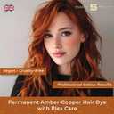 Smart Beauty Ginger Hair Dye, Permanent with Plex Anti-Breakage Technology, Copper Red, PPD Free, Vegan, Cruelty Free