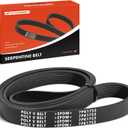 A-Premium Engine Serpentine Drive Belt Compatible with Honda & Acura Cars - CR-V CRV 2007-2009, TSX 2004-2008 - 2.4L, Replace 38920RBBE03, 38920RBBE02
