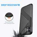 Compatible with iPhone 11 Case, Protective Non-Slip TPU Case with Grips, Anti Scratch Shockproof Drop Resistant Full Body Soft Cover for iPhone 11 6.1 inch (Black)