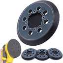 4 Packs 5 inch 8 Hole Hook and Loop Replacement Sanding Pad for DeWalt DWE64233 & N329079 Compatible with DWE6423/6423K, DWE6421/6421K, DWE6421-B2, DWE6421-B3, DWE6421-BR, DCW210B (4 Packs)