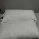 Feather Throw Pillow Inserts Set of 2, Soft Fluffy Rectangle 12 x 24 Inches Decorative Pillow Insert, Feather and Down Filled Euro Pillows for Bed, Couch and Cushion