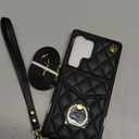 Vofolen for Samsung Galaxy A15 5G Phone Case with Card Holder Crossbody Wrist Strap Leather Flip Case with Magnetic Clasp Kickstand Heavy Duty Rugged Wallet Phone Case for Galaxy A15 5G, Black