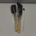 Bannifll 115 PCS Black Pampas Grass Bouquet, Boho Table Decor, Black Bunny Tails Dried Flowers, Dried Pampas Grass for Weddings, Home Decor, Rustic Parties, and Baby Shower Decorations