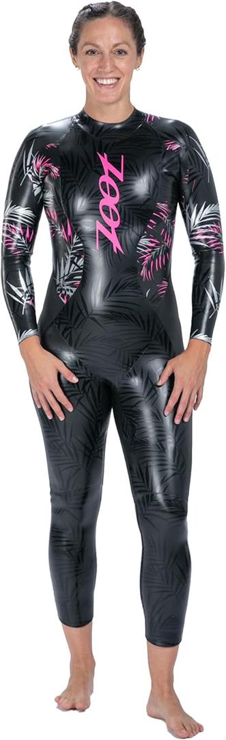 Zoot Women's Maui Wetsuit | Full Sleeve Neoskin Neoprene Buoyancy Suit for Open Water Swimming; Triathlons & Training (Black, S)