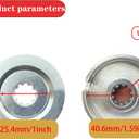 SD-CityCliq Replacement Part:Upper Blade Fixture/Line Trimmer Washer/Blade Holder,fits for Homelite's,Ryobi's 30821008/30821009 Gearbox/Gearcase/Gear Head (OEM NO,099078001005)