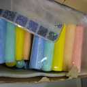 Sabary 30 Sets End of Year Gifts 150 Pcs Sidewalk Chalk Bulk with 30 Cards 30 Packaging Bags 2 Ribbons for Classroom Teacher Gifts
