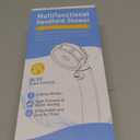 KAIYING Chrome High Pressure Handheld Shower Head with ON/OFF Pause Switch, 3 Spray Modes Shower Wand with Shut Off Button, Removable Camper Shower Head with Hose and Adjustable Angle Bracket