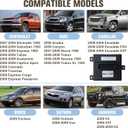 601-132 fuel pump control module Fit for 2007-2009 Chevrolet,2008-2009 Cadillac Escalade,GMC,Hummer,Saturn,2009 Buick Enclave,Replace part number 20759945, Pre-Programmed Fuel Pump Flow Control Module