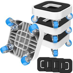 New Upgrade Furniture Sliders, Furniture Movers with Wheels, Furniture Dolly with 360 Rotatable Wheels, Appliance Roller for Moving Heavy Sofa Load Capacity Up to 750lb (1in wheels without pry bar)