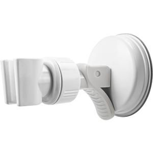 Adjustable Shower Head Holder, Bathroom Suction Cup Bracket for Handheld Shower, Removable Wall Mount (White-1)