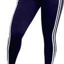 PINSV Women's Joggers Pants Running Sweatpants Athletic Workout Yoga Leggings with Pockets, Navy Blue, Large