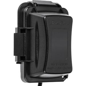 Bates- Outdoor Outlet Cover Weatherproof, Black 1-Gang Outdoor Electrical Outlet Cover Box with Mounting Hardware, Horizontal/Vertical Use, Black