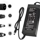 Brokeir UL Listed 42V 2A Replacement Electric Scooter Charger for 36V Hoverboard Charger with 5 Plugs, Compatible with Scooter Power Adapter