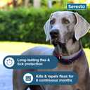 Seresto Flea & Tick Collar For Dogs Over 18 lbs., Treatment & Prevention, Vet-Recommended, 8 Month Protection, Large