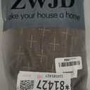 ZWJD Pillow Covers 24x24 Set of 2 Soft Polyester Textured Pillow Covers with Stylish Flange Edge Cozy Farmhouse Throw Pillows for Couch Bed Sofa Living Room