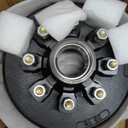 12" x 2" Trailer Brake Drum Kit 8 on 6.5" Bolt Circle, 8-Lug with 9/16 Stud for 7K 7,000lbs Load Trailer Axle