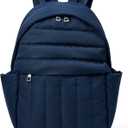 Amazon Essentials Women's Small Quilted Backpack, Navy, One Size