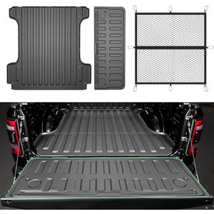 Truck Bed Liner & Tailgate Liner for Ram 1500/1500 RHO 2019-2026 Short Bed (5.7ft,67.4in),Truck Bed Mat Accessories,Heavy Duty Rubber Bed Mat (Not for RamBox/Classic)
