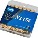 KMC X11SL 11 Speed Chain (Ti-Ni Gold)