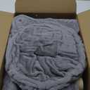 Xin Three Layer Cat Tree with Cat Condo and Two Hammocks, Grey (37.4", 37.4" Grey)