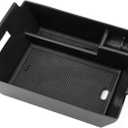 Fit for Mercedes Benz GLE W167 2020-2024, Center Console Organizer, Non-Slip Center Console Organizer Tray, Middle Console Organizer, ABS (Black)