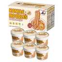 YUHO Shirataki Konjac Angle Hair Tom Yum 6 Pack, Gluten Free, Fat-Free, Keto Friendly, Low Carbs Noodles, Ready to Eat, Instant Cup Soup 55.02 Oz (BB: August 18, 2025)