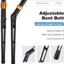 Offshore Trolling Rod Saltwater Big Game Boat Fishing Rod Heavy Duty Roller Rod (6'6'' Adjustable Bent)