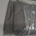 Artoid Mode 6PCS Grey Gauze Table Runner 120 Inch 10FT, Seasonal Sheer Kitchen Dining Holiday Wedding Birthday Baby Shower Table Decor for Home Party