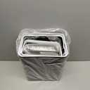 Bathroom Trash Can with Lid, 2 Pack 4 & 2.2 Gallon Automatic Touchless Garbage Can, Small Motion Sensor Smart Trash Can, Slim Waterproof Trash Bin for Bedroom, Bathroom, Office, Living Room (Black)