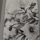 Floral Quilt Set California King 3 Pieces Grey Floral Quilt Coverlet Set Soft Microfiber Lightweight Purple Quilted Bedspread for All Season 106"x96"