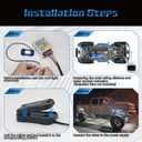 LED Rock Lights White 16 pods for Car Truck SUV Offroad Boat Trail Rig Lamp Super Bright Pure White Waterproof LED Underglow Light for ATV UTV