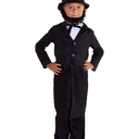 Morph Costumes Abraham Lincoln Costume For Kids - Presidents Day Halloween Outfit For Boys, Historical Dress Up, Medium
