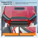 powoq Hood Deflector Compatible with 2010-2024 Toyota 4Runner Hood Protector Shield TPE Deflector Replacement for 2010-2024 Toyota 4Runner Accessories