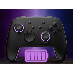 FUNLAB Firefly [Luminous Pattern] Switch Controller, Switch Pro Controller Wireless Compatible with Nintendo Switch/OLED/Lite, Bluetooth Gamepad with 7 LED Colors/NFC/Paddle/Turbo/Control
