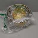 5-Piece Stainless Steel Mixing Bowls Set, Metal Hammered Gold Mixing Bowls for Kitchen, Cooking, Baking, Salad Prep, Food Storage, Reusable Nesting Design, 1.6-4.9 QT Capacity, Dishwasher Safe