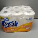 Scott ComfortPlus Toilet Paper, 12 Double Rolls, 231 Sheets per Roll, Septic-Safe, 1-Ply Toilet Tissue