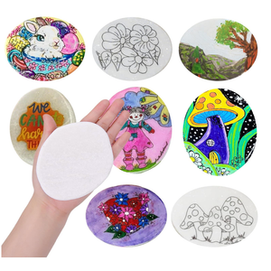 Lulonpon 10 Pieces Extra Large White Rocks for Painting, 4-5 Inch Painting Rock, DIY Paintings Stones, Smooth White Rocks, Oval Rock for DIY Crafts, Art Supplies, Home Decor, Crafting Supplies