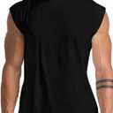 Holure 1 or 3 or 5 Pack Men's Gym Tank Tops Workout Sleeveless T-Shirts Athletic Muscle Tank Training Bodybuilding Shirts (Large, Black)