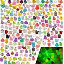 210Pcs Mini Resin Animals Variety Tiny Animals Figures Miniature Little Small Figurines Bulk for Micro Fairy Garden Landscape Accessories Hide Decor Aquarium