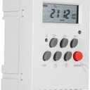 30A Digital Timer Switch Programmable Electronic Time Control 7 Day Heavy Duty Digital Programmable Timer(AC 220V)