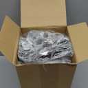 Janinka 36 Pack Christmas Poinsettia Flowers Decoration Set Include 12 Pcs Artificial Glitter Poinsettia, 24 Pcs Hanging Christmas Balls and Teardrop Ornaments for Xmas Holiday Decor(White)