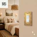 Rio Salto Rocker Light Switch Cover Plate Gold Metal Outlet Covers Decorative Art Deco Geometric Wall Plates Gatsby Collection, Midsize 5.00" X 3.13"