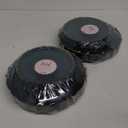 Exquisite Plastic Plates for Party 40 Piece Fancy Plastic Dinner Plates For 20 Guests 20 X 7.5 Dessert Plate & 20 X 10 Thin Delicate Disposable Dinnerware Charger Plate Peacock Gold Rim 2 Pack