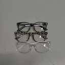 Gaoye Stylish Blue Light Glasses for Woman - Computer Glasses 99% Blue Light Blocking - Lightweight TR90 Frames - 3 pack