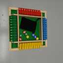 Classic Original Shut The Box Game, Math Dice Board Game for Family Night Classroom Travel, Wooden Table for Group Kid Adult Senior, Camp Party Bar, Easy Quick and Fun, 2-4 Players (color-coded)